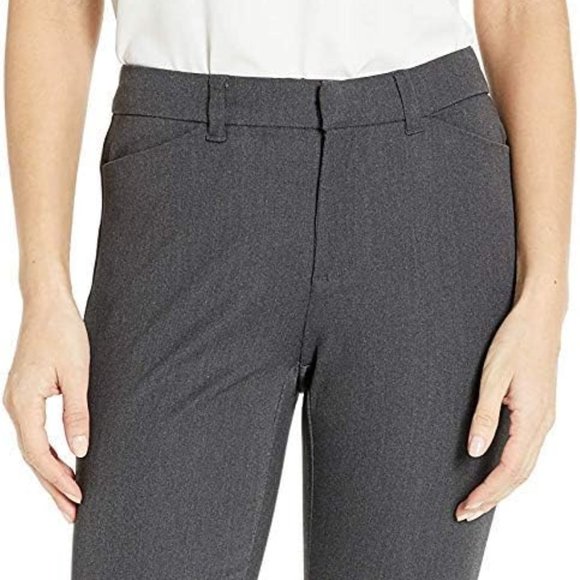 Amazon Essentials Women's Charcoal Heather Grey Skinny Ankle Pant 12 - Picture 1 of 3